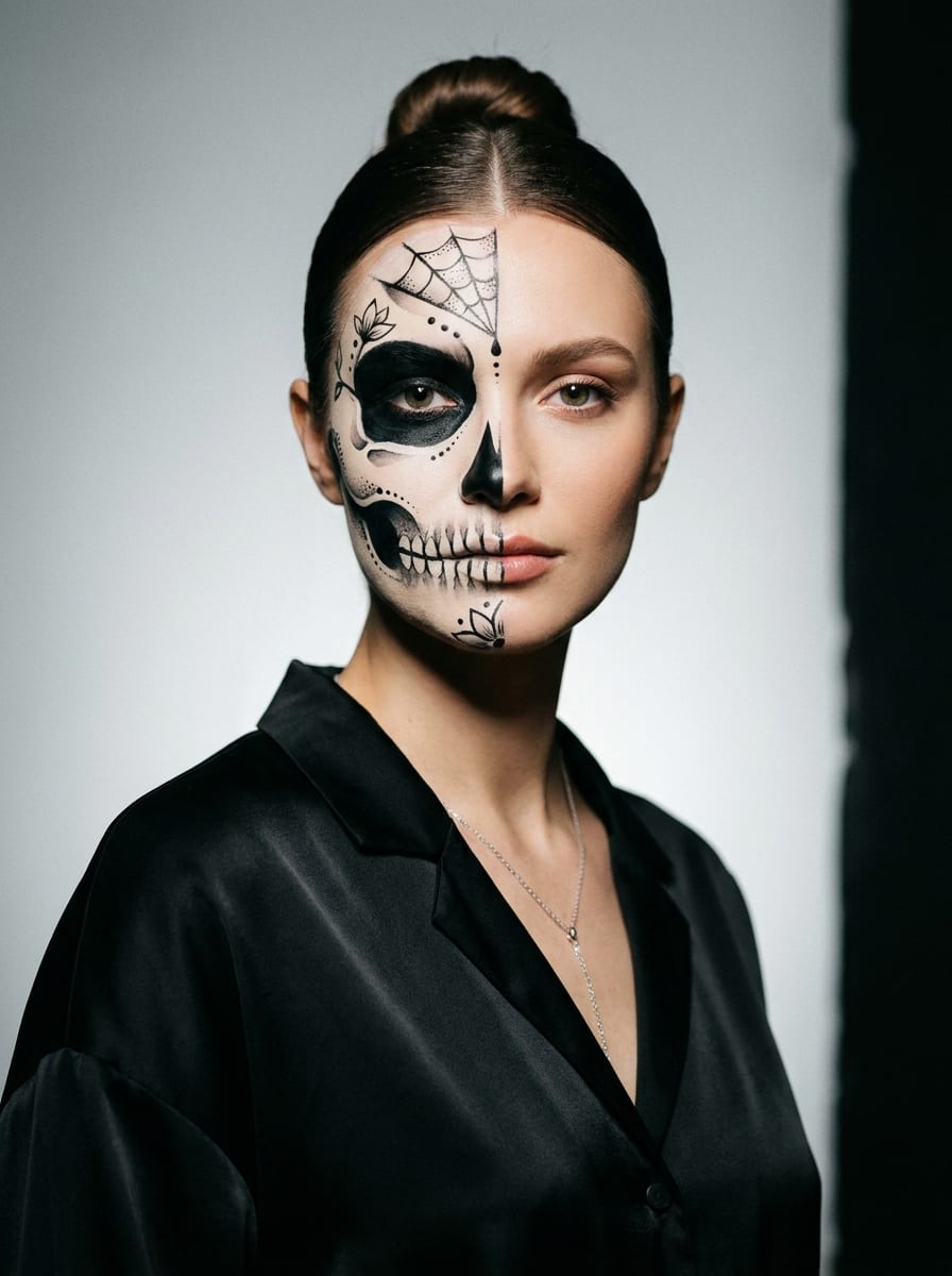 Chic Skeleton Look - Halloween Kostüm Frauen